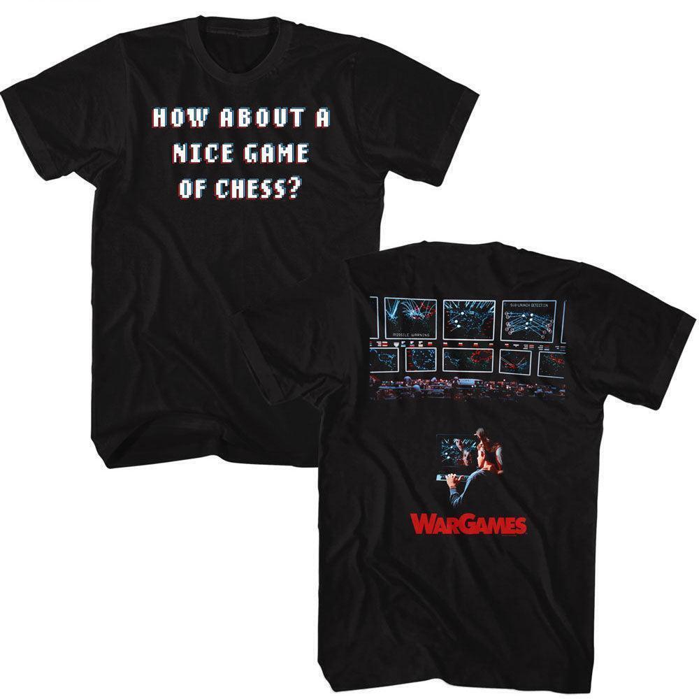 Wargames Nice Game Of Chess 2 Sided Tshirt
